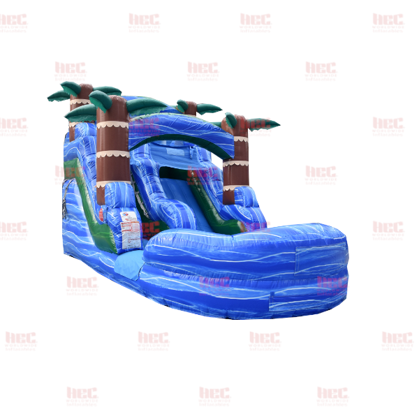 Piscina inflable de un solo carril Blue Hurricane® de 13 pies