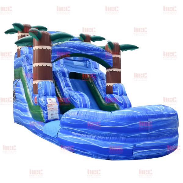 Piscina inflable de un solo carril Blue Hurricane® de 13 pies