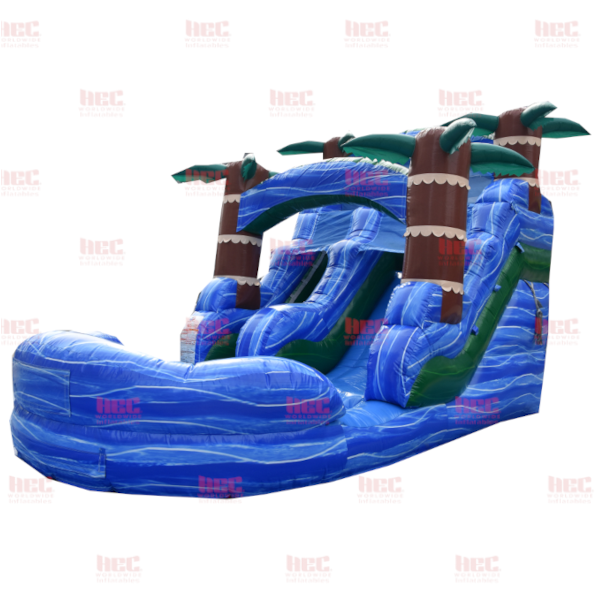 Piscina inflable de un solo carril Blue Hurricane® de 13 pies