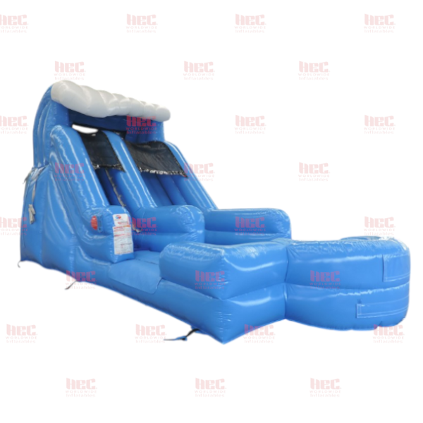 13 Foot Surf Slide Single Lane Inflated Pool