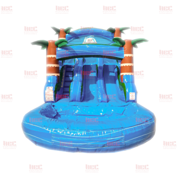 Piscina profunda de dos carriles Blue Hurricane® de 15 pies