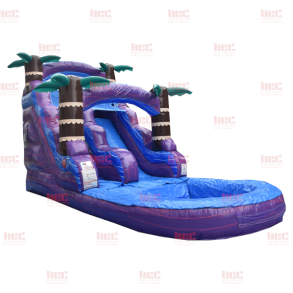 Piscina profunda de un solo carril Purple Hurricane® de 15 pies