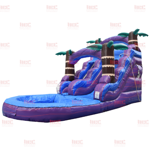 Piscina profunda de un solo carril Purple Hurricane® de 15 pies