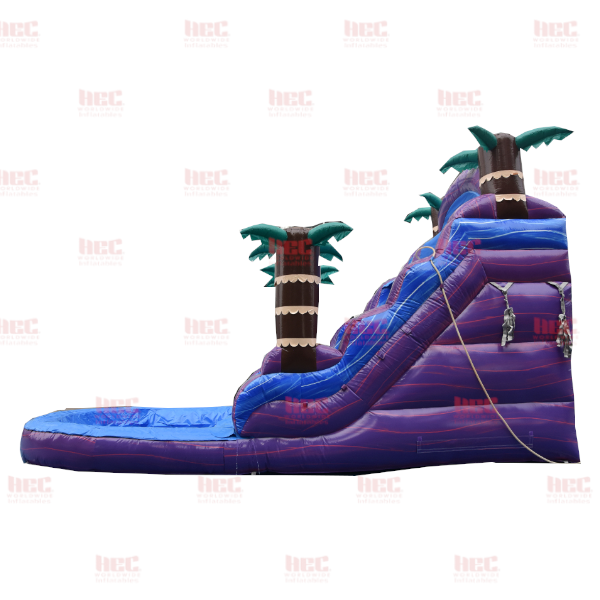 Piscina profunda de un solo carril Purple Hurricane® de 15 pies