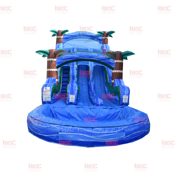 Piscina profunda de dos carriles Blue Hurricane® de 18 pies