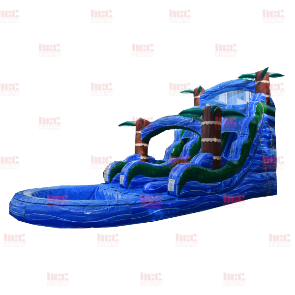 18 Foot Blue Hurricane® Double Lane Deep Pool