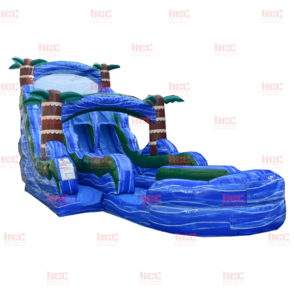 Piscina inflable de dos carriles Blue Hurricane® de 18 pies