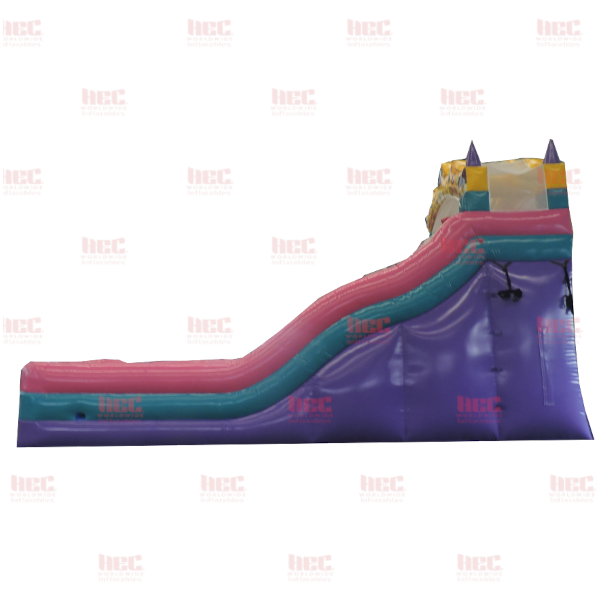 Piscina inflable de un solo carril con tobogán Princess de 18 pies