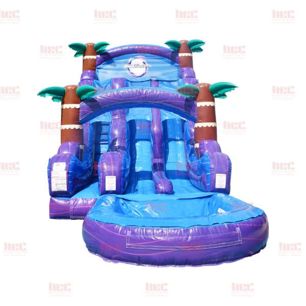 Piscina profunda de dos carriles Purple Hurricane® de 18 pies