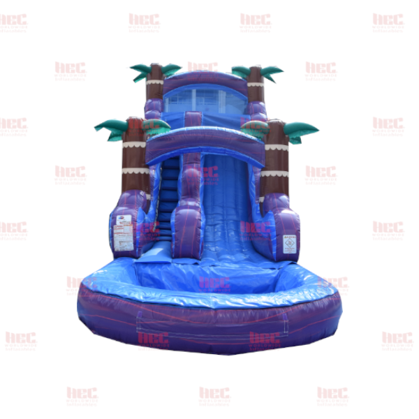 Piscina profunda de un solo carril Purple Hurricane® de 18 pies