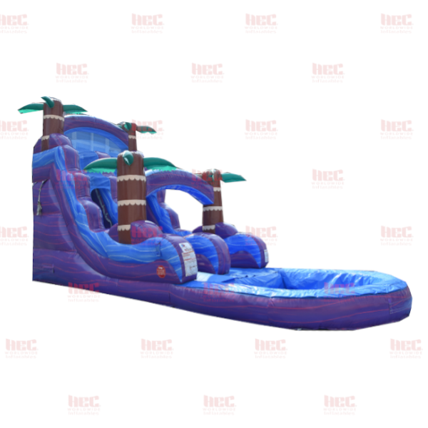 Piscina profunda de un solo carril Purple Hurricane® de 18 pies