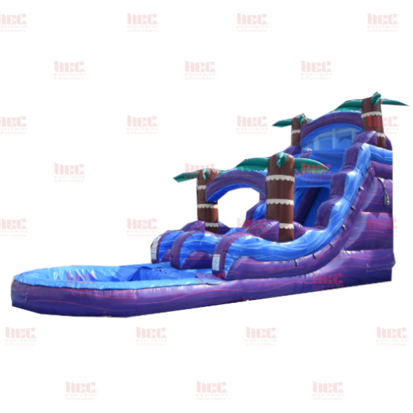 Piscina profunda de un solo carril Purple Hurricane® de 18 pies