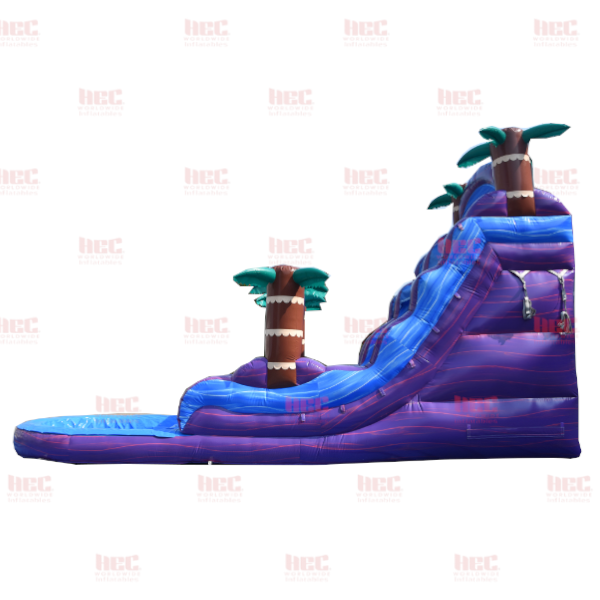 Piscina profunda de un solo carril Purple Hurricane® de 18 pies