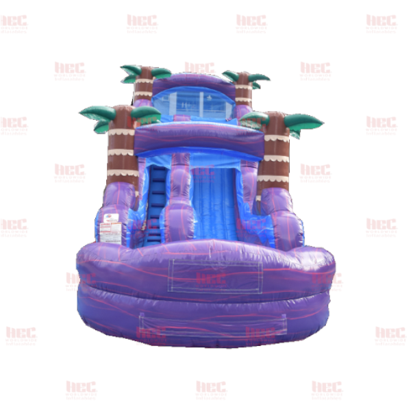 Piscina inflable de un solo carril Purple Hurricane® de 18 pies