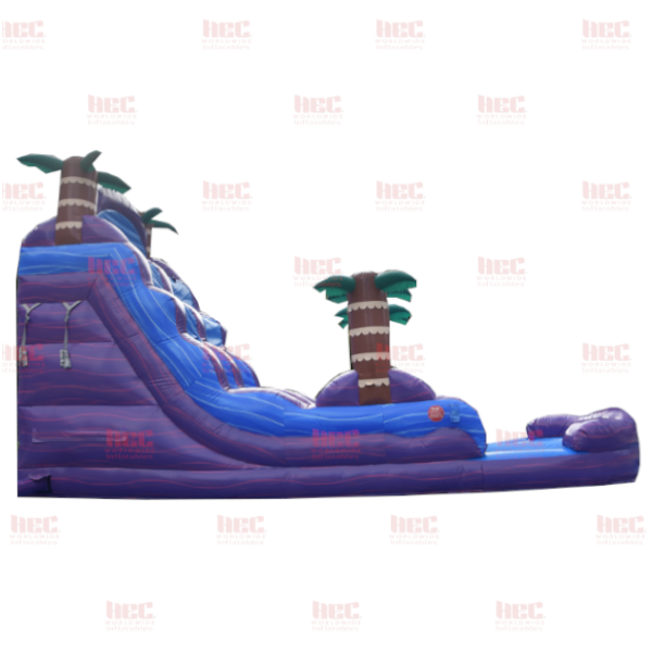 Piscina inflable de un solo carril Purple Hurricane® de 18 pies
