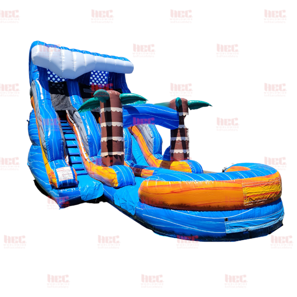 18 Foot Blue Plummet DL Slide