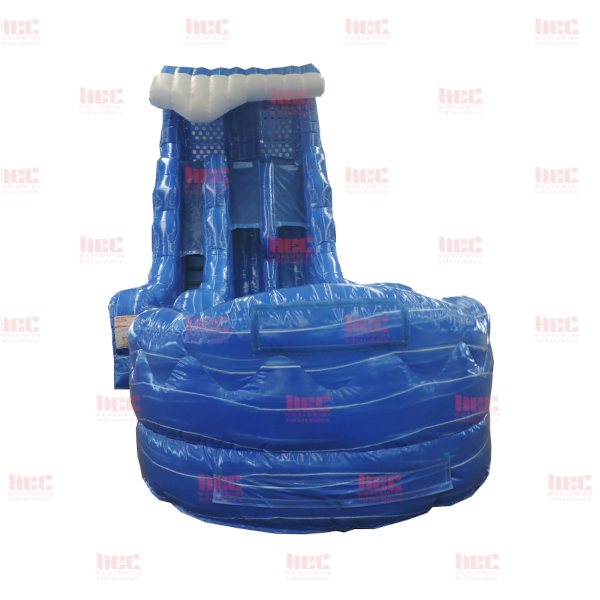 22 Foot Tidal Wave Double Lane Inflated Pool