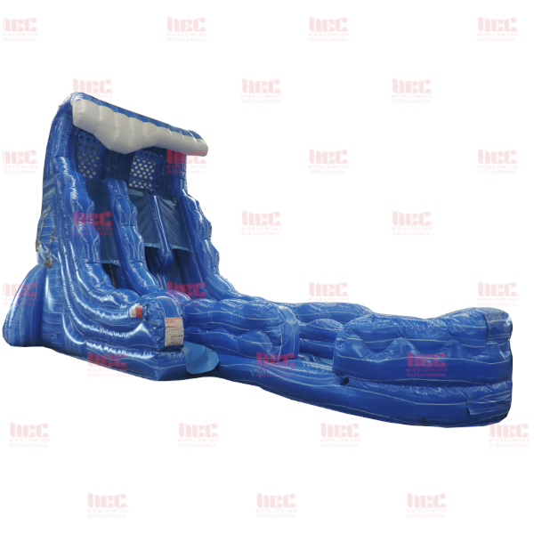 22 Foot Tidal Wave Double Lane Inflated Pool