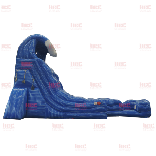 22 Foot Tidal Wave Double Lane Inflated Pool