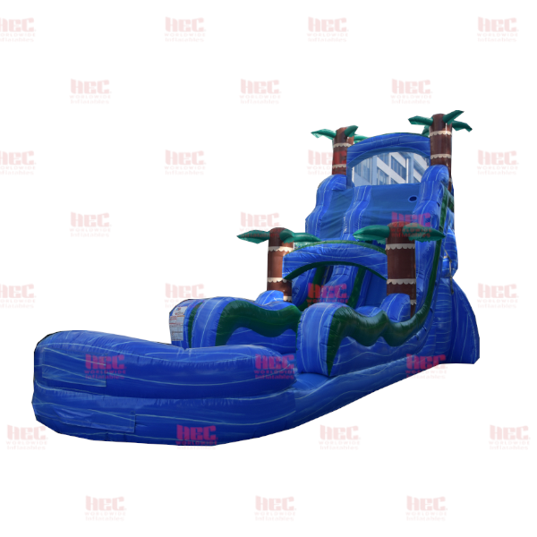 Piscina inflable de un solo carril Blue Hurricane® de 22 pies