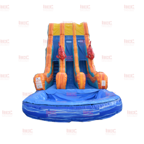 22 Foot Kahuna™ Double Lane Deep Pool