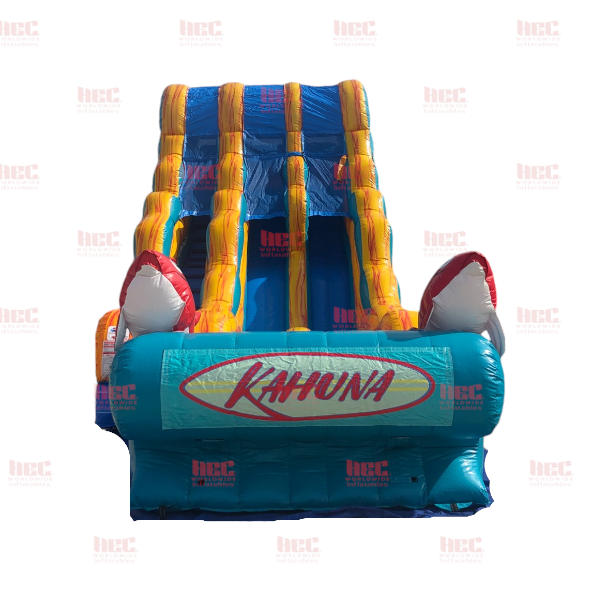 Piscina inflable de dos carriles Kahuna™ de 22 pies
