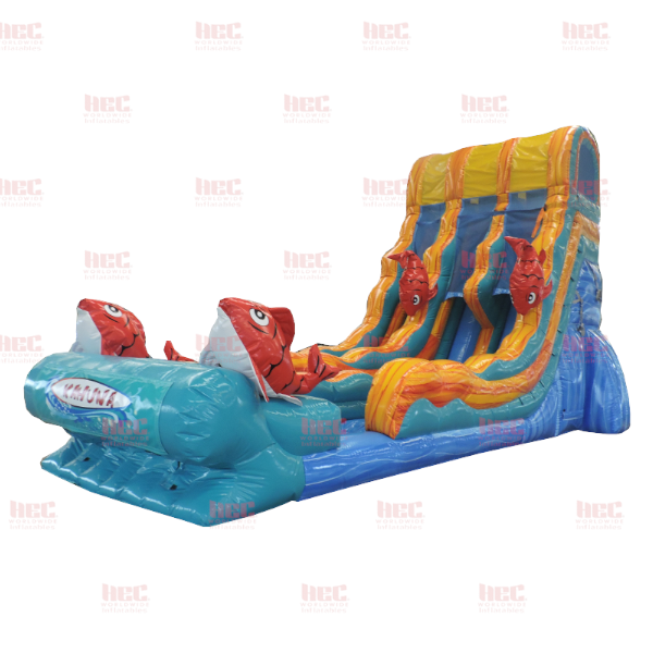 22 Foot Kahuna™ Double Lane Inflated Pool
