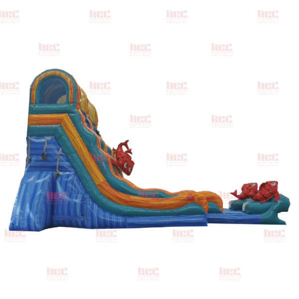 Piscina inflable de un solo carril Kahuna™ de 22 pies