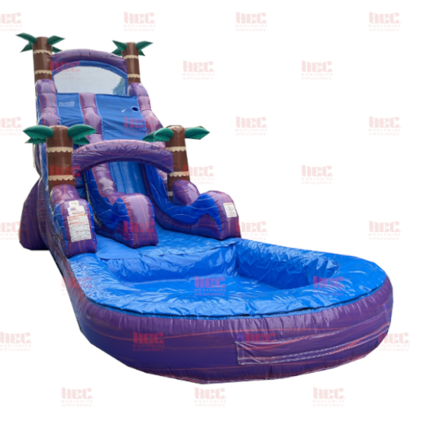 Piscina profunda de un solo carril Purple Hurricane® de 22 pies