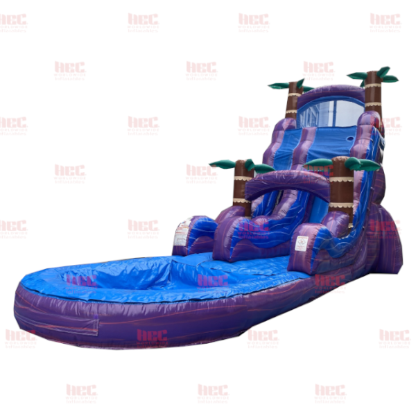 Piscina profunda de un solo carril Purple Hurricane® de 22 pies