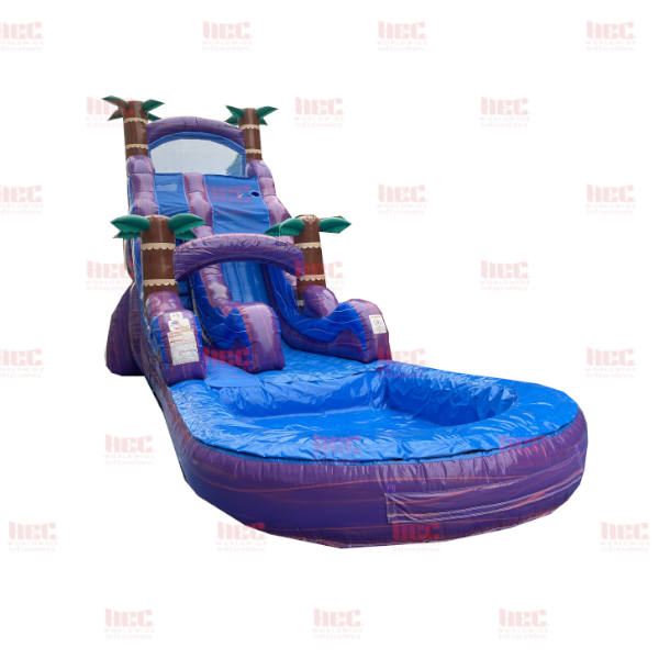 Piscina profunda de un solo carril Purple Hurricane® de 22 pies