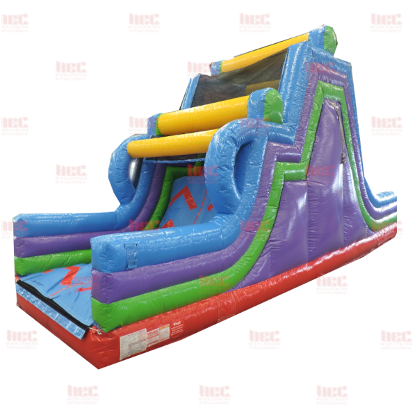 34 Foot Rock Climb Slide with Warped Wall Standard (5) Colors