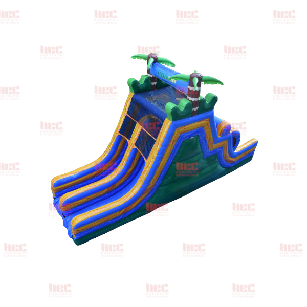 34 Foot Rock Climb Slide with Warped Wall Jungle Trek™