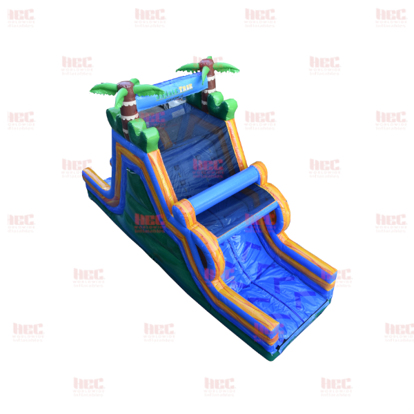 34 Foot Rock Climb Slide with Warped Wall Jungle Trek™