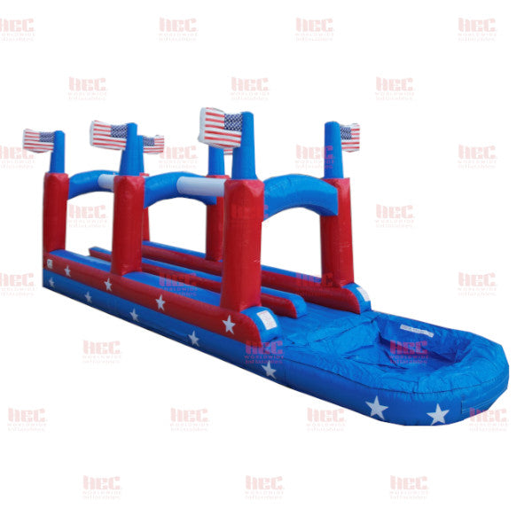 35 Foot Patriot® Slip n Slide DL DP Double Lane Deep Pool
