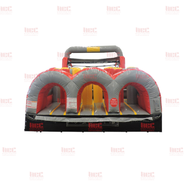 38 Foot Triple Obstacle Course Edge Colors