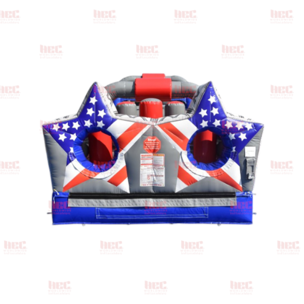 40 Foot Obstacle Course Patriot Challenge™ Star Front