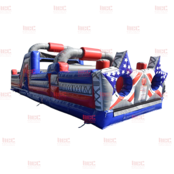 40 Foot Obstacle Course Patriot Challenge™ Star Front