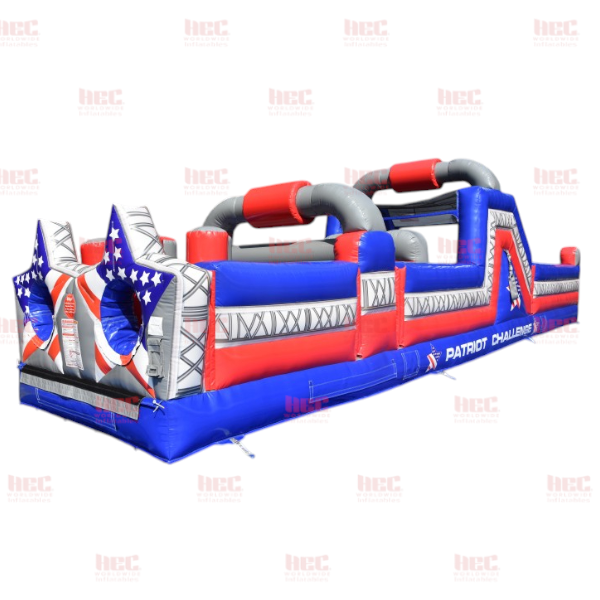40 Foot Obstacle Course Patriot Challenge™ Star Front