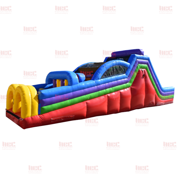 45 Foot Obstacle Course Elevated Floor Standard (5) Colors