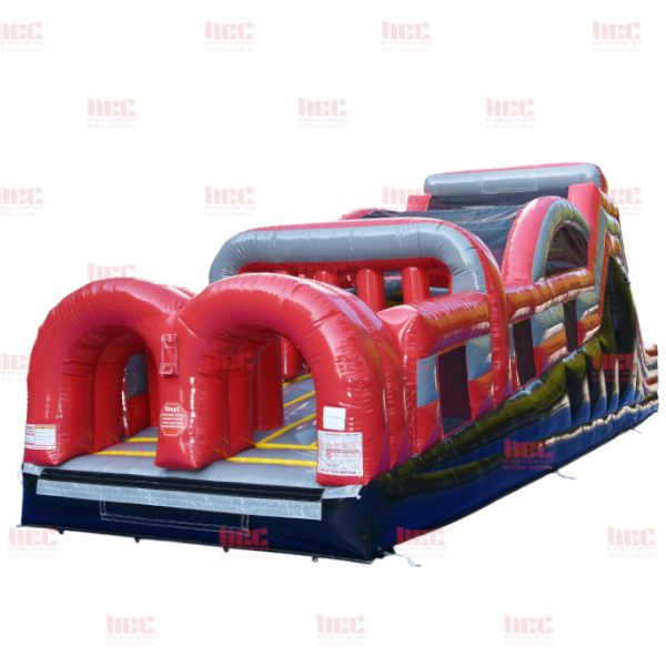 45 Foot Obstacle Course Elevated Floor Edge Colors