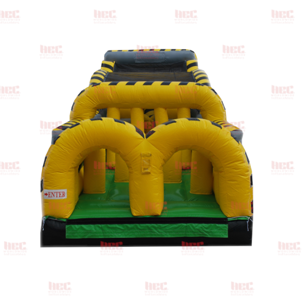 45 Foot Obstacle Course Elevated Floor Nuclear Colors