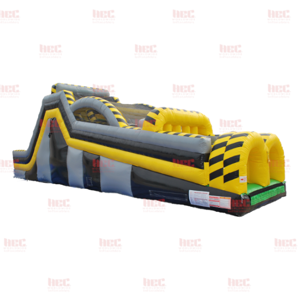 45 Foot Obstacle Course Elevated Floor Nuclear Colors