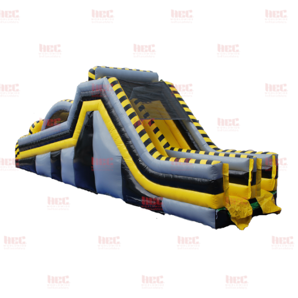 45 Foot Obstacle Course Elevated Floor Nuclear Colors