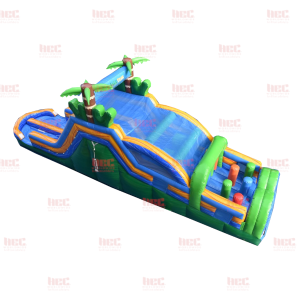 Pista de obstáculos de 45 pies con piso elevado Jungle Trek™