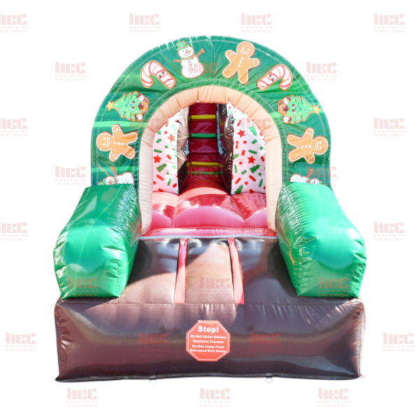 Gingerbread Sleigh Double Lane Slide