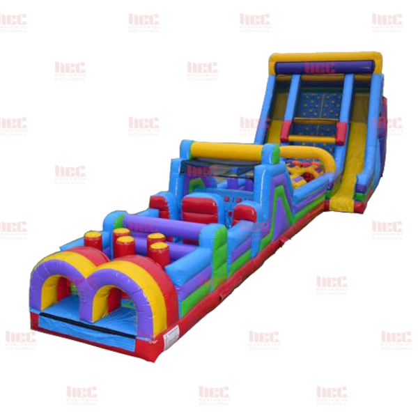 68 foot Vertical Rush- and Obstacle Course