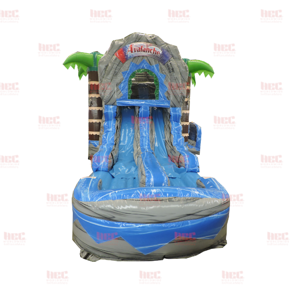 Avalanche Combo Double Lane Inflated Pool Wet and Dry