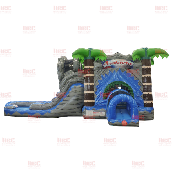 Avalanche Combo Double Lane Inflated Pool Wet and Dry