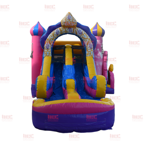 Diamond Princess Combo Double Lane Inflated Pool Wet and Dry